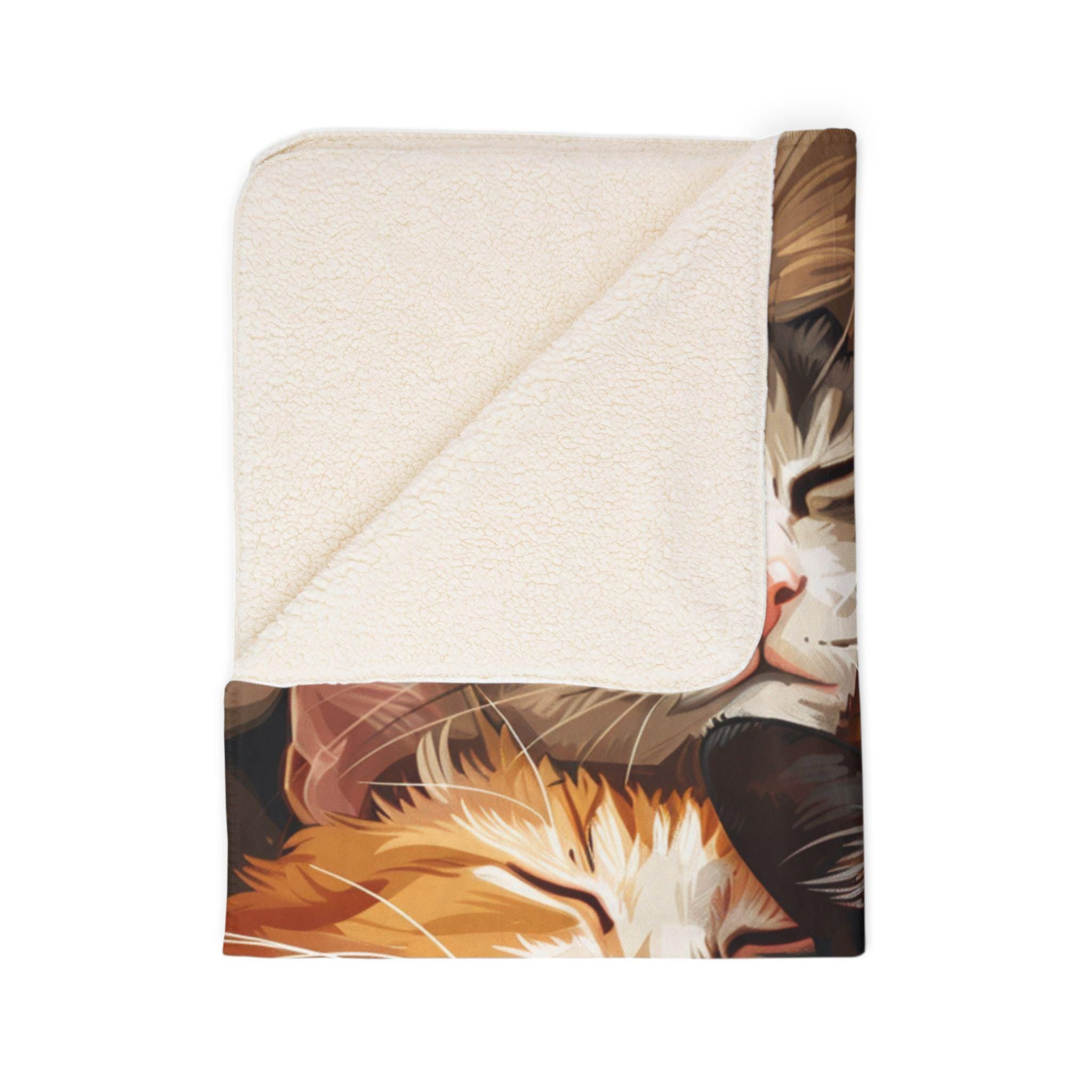 Cat Blanket for Cat Lovers, Soft Velveteen Plush or Sherpa Fleece Blanket, Cozy Throw Blanket, Cat Mom & Dad, Cute Animal Lover Home Decor