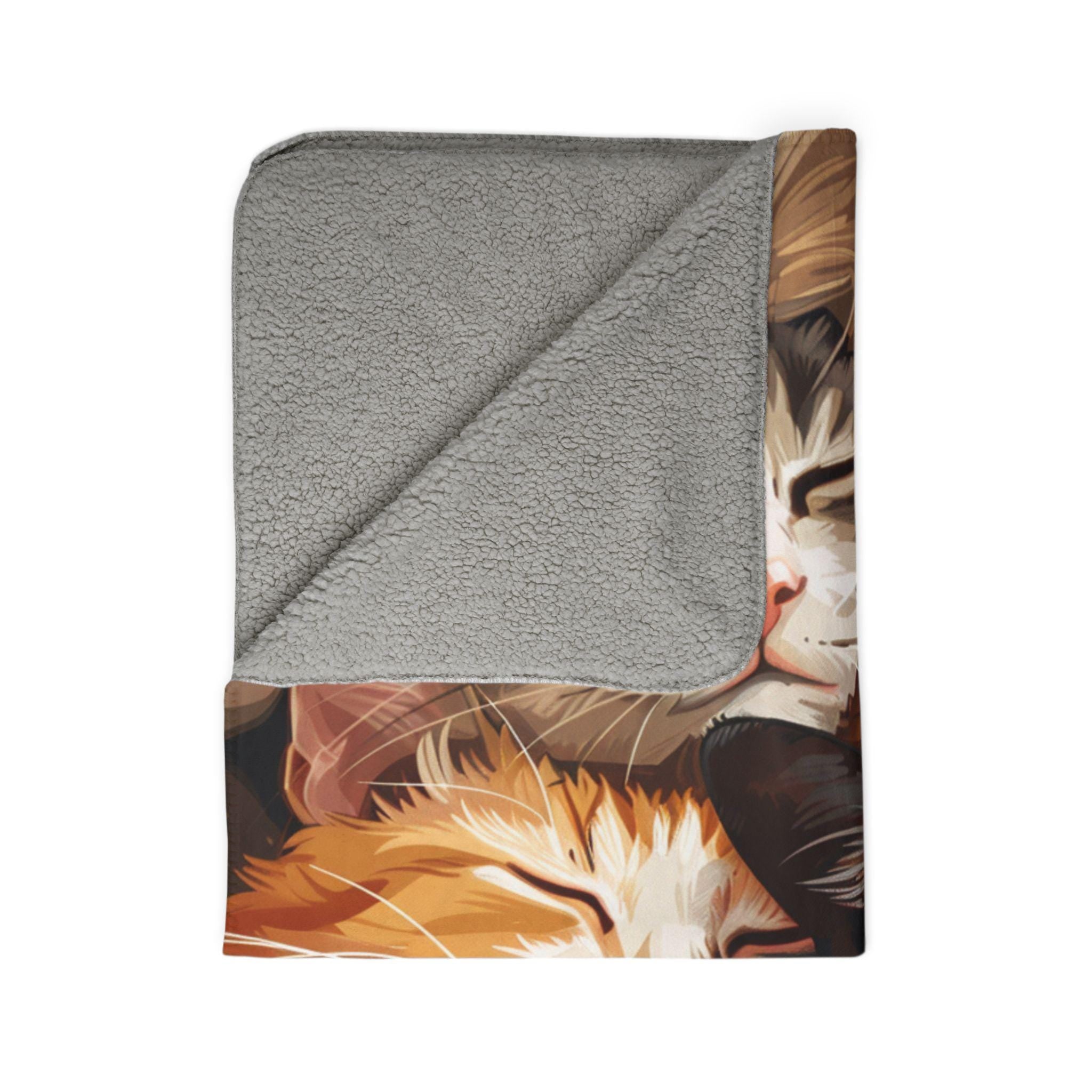 Cat Blanket for Cat Lovers, Soft Velveteen Plush or Sherpa Fleece Blanket, Cozy Throw Blanket, Cat Mom & Dad, Cute Animal Lover Home Decor